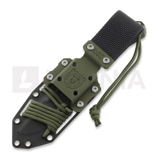 MK Knives & Tools Venn "FTB" veitsi, Ranger Green Micarta, Blasted