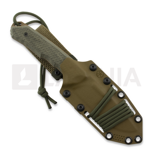 MK Knives & Tools Venn "Postapo", Green Micarta/Coyote G-10, DLC