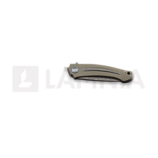 MKM Knives Arvenis Damasteel kääntöveitsi, bronze MKFX01DL