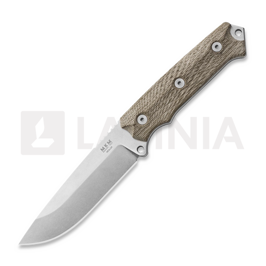 Nóż MKM Knives Base-Camp - Canvas Micarta, zielona MKBC-GC