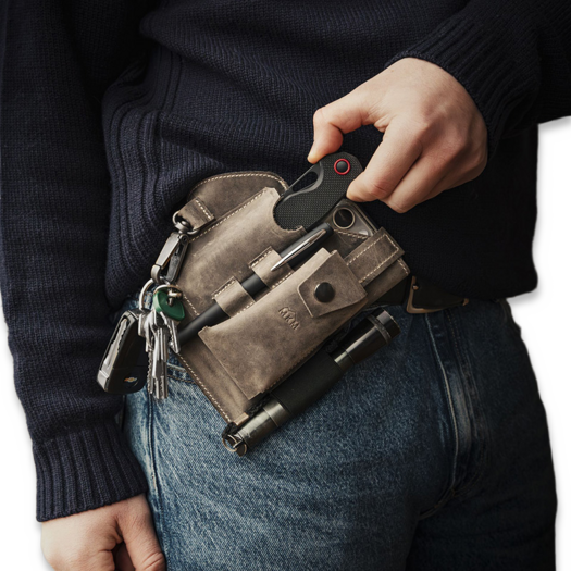 MKM Knives Belt Organizer Sheath, gr&aring; MKBOLS-1