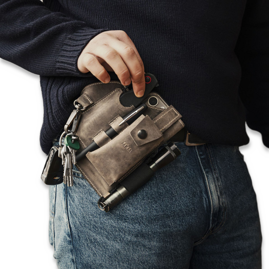 MKM Knives Belt Organizer Sheath, gr&aring; MKBOLS-1