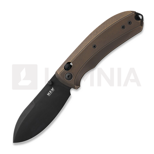 MKM Knives Bolero - Blaskwash - Titanium 접이식 나이프, bronzed MKBL-TBRD