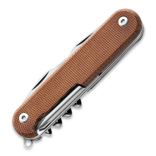 MKM Knives Campo 7 multiv&aelig;rkt&oslash;j, Natural Canvas Micarta MKCP07MAG-NC