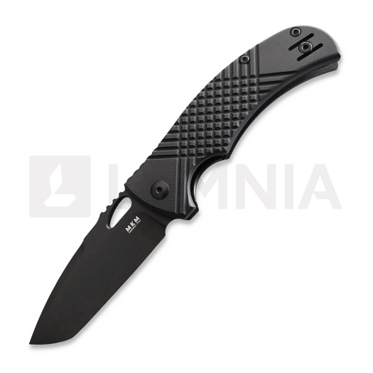 MKM Knives Ciras - Black Top Shield - G10 접이식 나이프, 검정 MKCR-GBKB