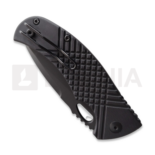 MKM Knives Ciras - Black Top Shield - G10 sulankstomas peilis, juoda MKCR-GBKB