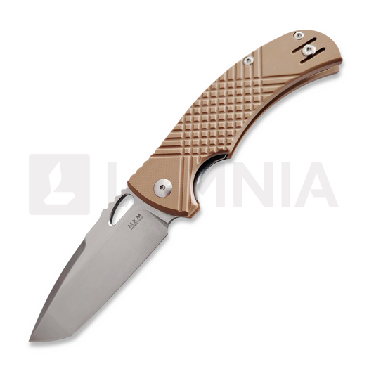 MKM Knives Ciras - Stonewash - G10 foldekniv, coyote tan MKCR-GCT