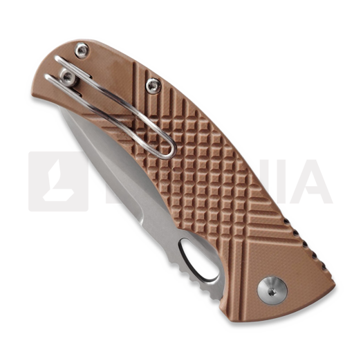 MKM Knives Ciras - Stonewash - G10 folding knife, coyote tan MKCR-GCT
