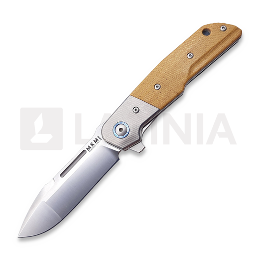 MKM Knives Clap Micarta With Bolsters sulankstomas peilis