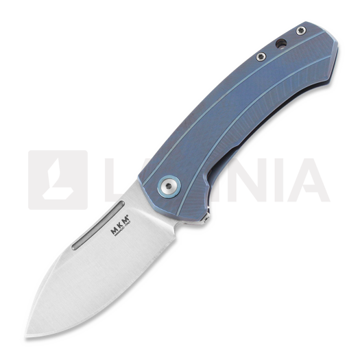 MKM Knives Colvera kääntöveitsi, Ti blue MKLS02-TBL