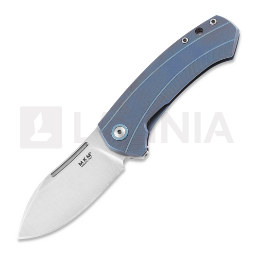 MKM Knives Colvera 折り畳みナイフ, Ti blue MKLS02-TBL