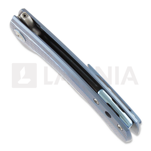 MKM Knives Colvera sulankstomas peilis, Ti blue MKLS02-TBL