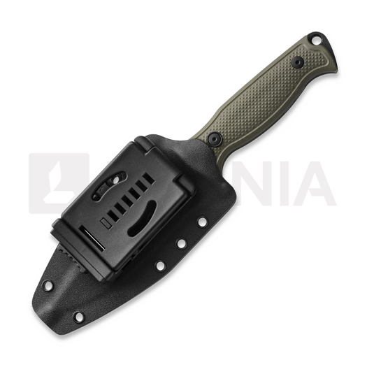 MKM Knives Delta BLK - G10 mes, olijfgroen MKDL-GODB