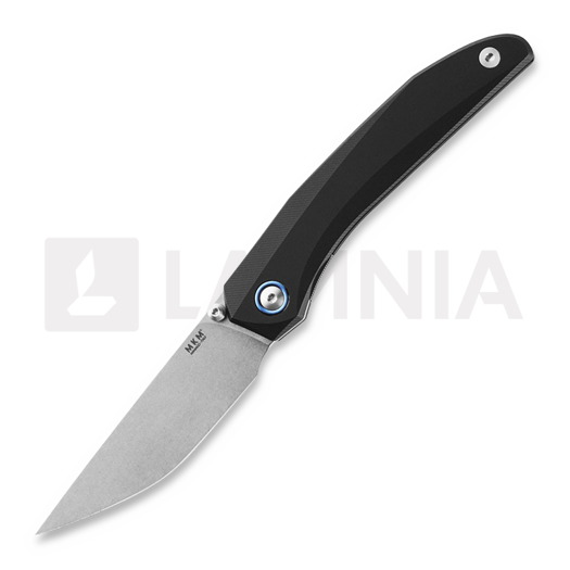 Liigendnuga MKM Knives Detonario - M390 - Aluminum, must MKDT-ABK