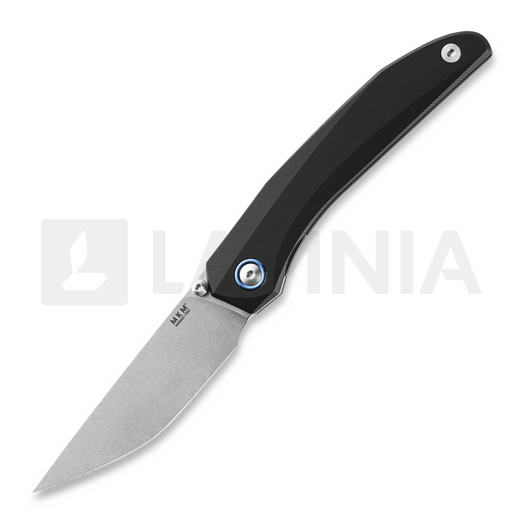 Couteau pliant MKM Knives Detonario - M390 - Aluminum, noir MKDT-ABK