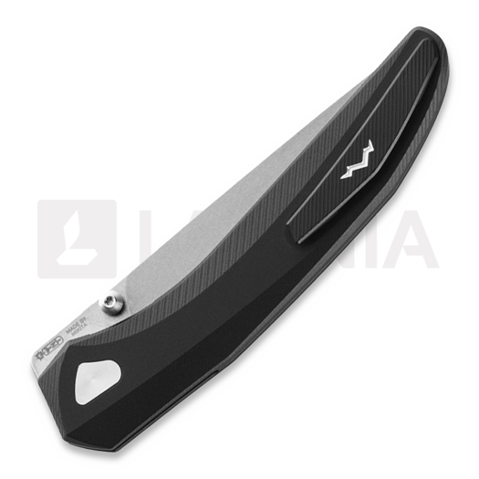 MKM Knives Detonario - M390 - Aluminum sulankstomas peilis, juoda MKDT-ABK