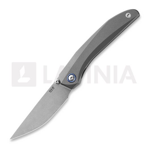 Briceag MKM Knives Detonario - M390 - Aluminum, gri MKDT-AT