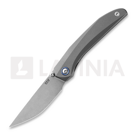 Couteau pliant MKM Knives Detonario - M390 - Aluminum, gris MKDT-AT