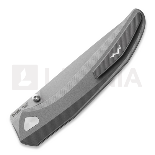 MKM Knives Detonario - M390 - Aluminum foldekniv, gr&aring; MKDT-AT