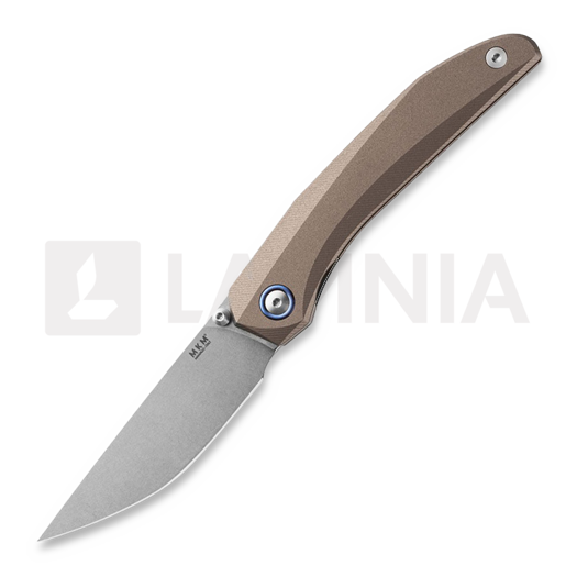 MKM Knives Detonario - M390 - Aluminum összecsukható kés, gunmetal MKDT-AGM