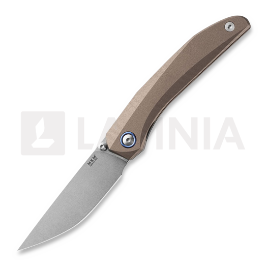 MKM Knives Detonario - M390 - Aluminum folding knife, gunmetal MKDT-AGM