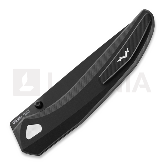 MKM Knives Detonario - M390 PVD - Aluminum kääntöveitsi, musta MKDT-ABKB