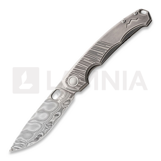 Skladací nôž MKM Knives Eclipse - Damasteel - Titanium MKEL-D