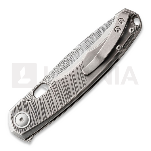 MKM Knives Eclipse - Damasteel - Titanium kääntöveitsi MKEL-D