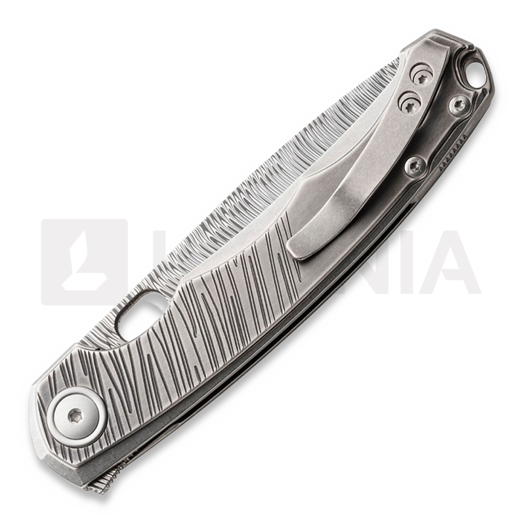 MKM Knives Eclipse - Damasteel - Titanium sulankstomas peilis MKEL-D