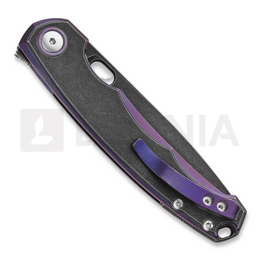MKM Knives Eclipse sulankstomas peilis, violetinė MKEL-PRBKD