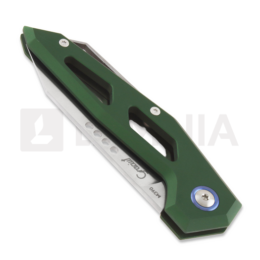 Navaja MKM Knives Edge aluminum, verde MKEG-AGR