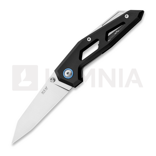 MKM Knives Edge Liner foldekniv, Black anodized aluminum MKEGL-ABK