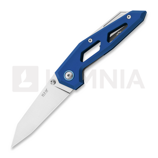 MKM Knives Edge Liner סכין מתקפלת, Blue anodized aluminum MKEGL-ABL