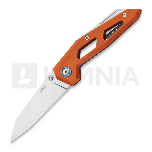 MKM Knives Edge Liner 접이식 나이프, Orange anodized aluminum MKEGL-AOR