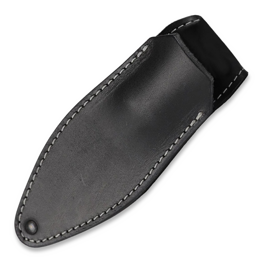 Bainha MKM Knives Fixed Blade Magnetic Pocket Leather, preto MKPLSMFB