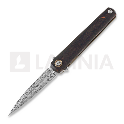 MKM Knives Flame Dagger Damascus 60th Anniversary Edition összecsukható kés MKFL02-D
