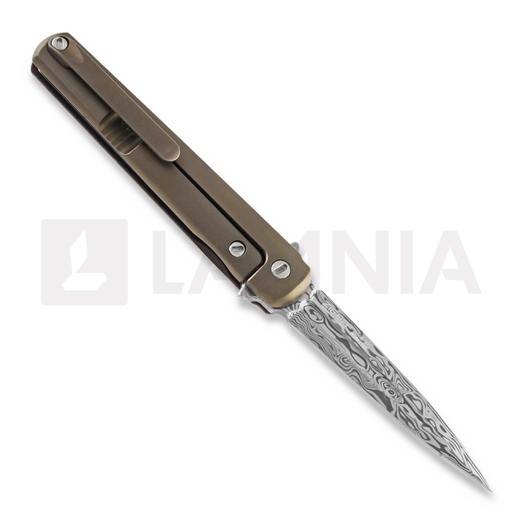 Couteau pliant MKM Knives Flame Dagger Damascus 60th Anniversary Edition MKFL02-D