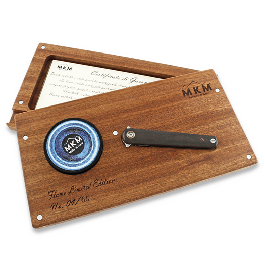 Couteau pliant MKM Knives Flame Dagger Damascus 60th Anniversary Edition MKFL02-D