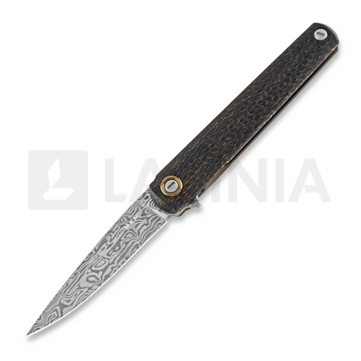 Saliekams nazis MKM Knives Flame Drop Point Damascus 60th Anniversary Edition MKFL01-D