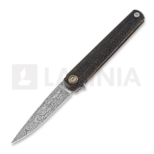 Сгъваем нож MKM Knives Flame Drop Point Damascus 60th Anniversary Edition MKFL01-D