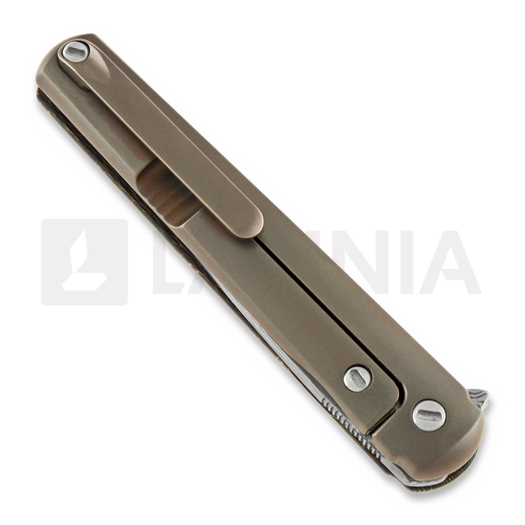 Couteau pliant MKM Knives Flame Drop Point Damascus 60th Anniversary Edition MKFL01-D