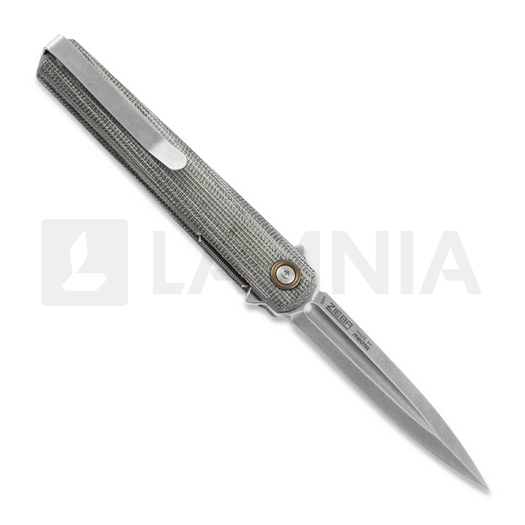 Navalha MKM Knives Flame L, Dagger, GC Micarta MKFL02L-GC