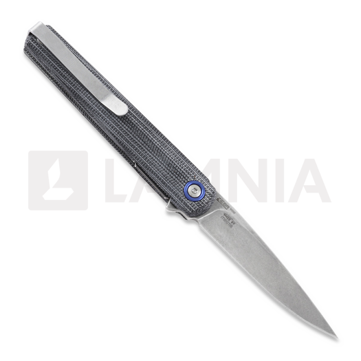 MKM Knives Flame L Taschenmesser, Drop Point, BC Micarta MKFL01L-BC