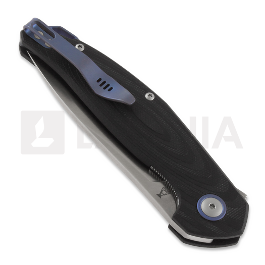 Navalha MKM Knives Goccia, black G10 MKGC-GBK