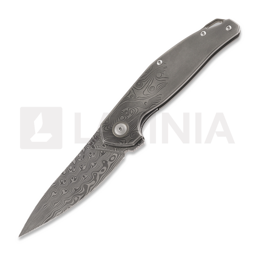 MKM Knives Goccia 접이식 나이프, damasteel rose MKGC-D