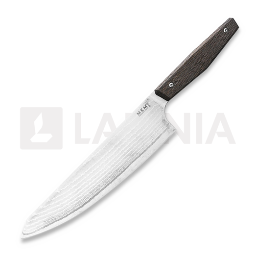 MKM Knives Gyuto - Takefu Damascus - Raindrop Gold CF kjøkkenkniv MKPRGY-CFRG