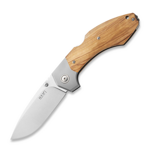 Navalha MKM Knives Hero - Satin - Olive Wood MKHR-OT