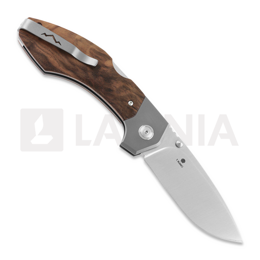MKM Knives Hero - Satin - Walnut sulankstomas peilis MKHR-WNT