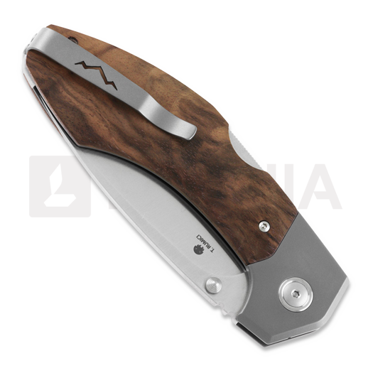 MKM Knives Hero - Satin - Walnut sulankstomas peilis MKHR-WNT