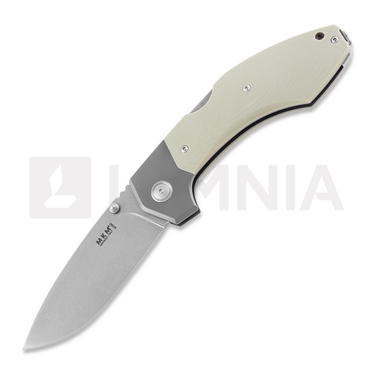 Nóż składany MKM Knives Hero - Stonewashed - G10, tan MKHR-GTTN
